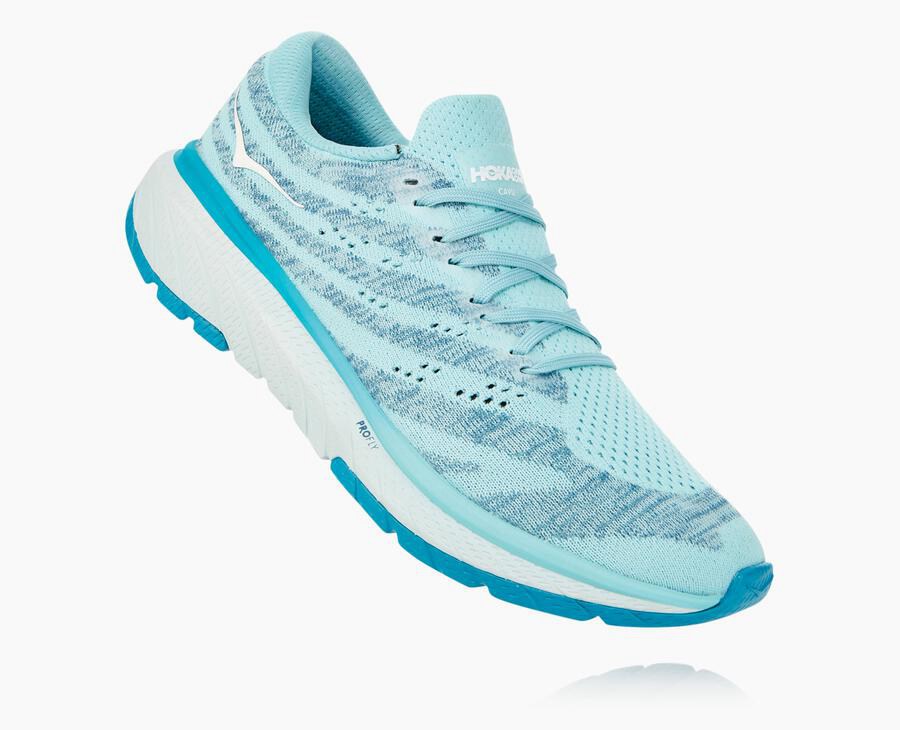 Hoka One One Womens Walking Shoes - Cavu 3 - Blue - CLOP60475